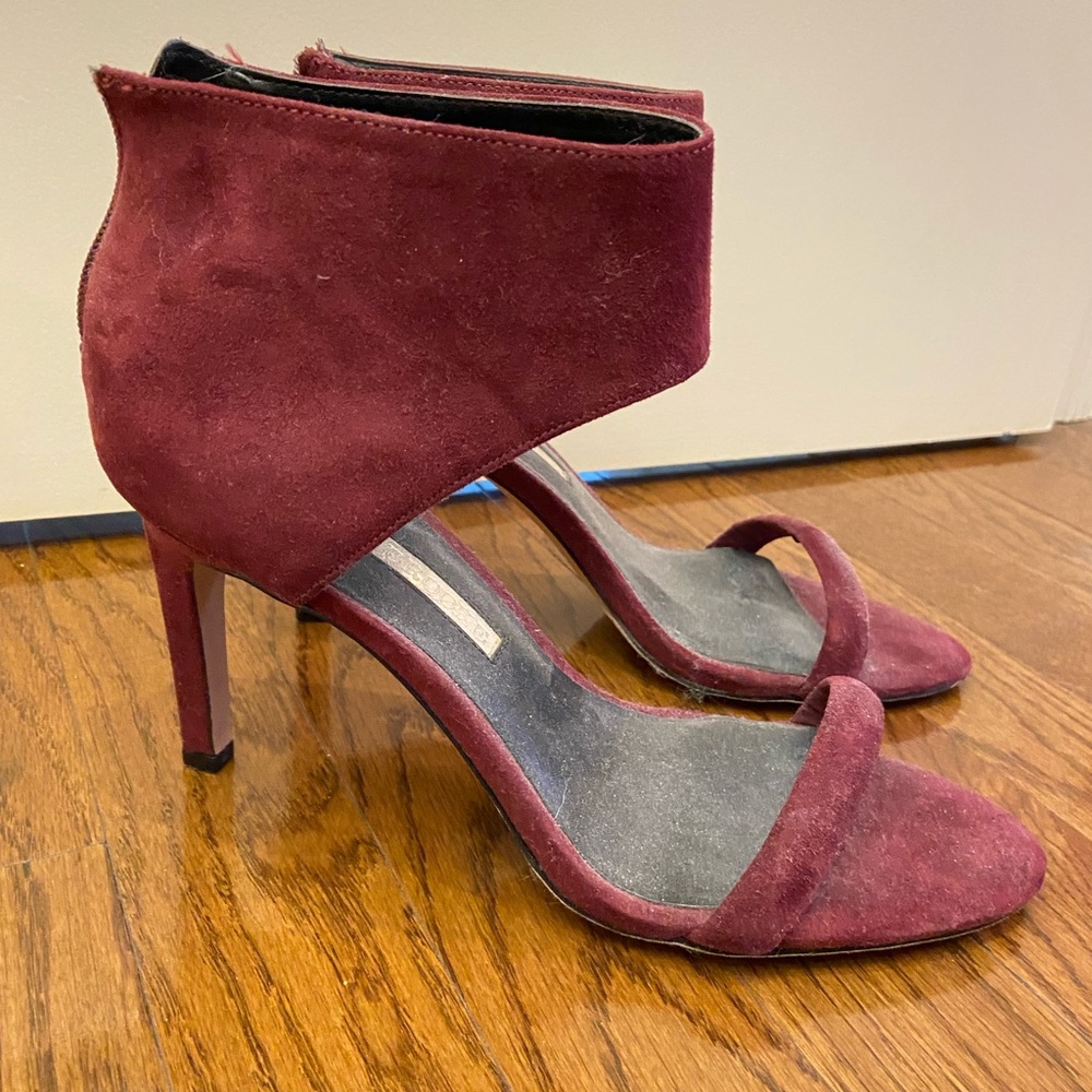 Maroon 3 inch heels